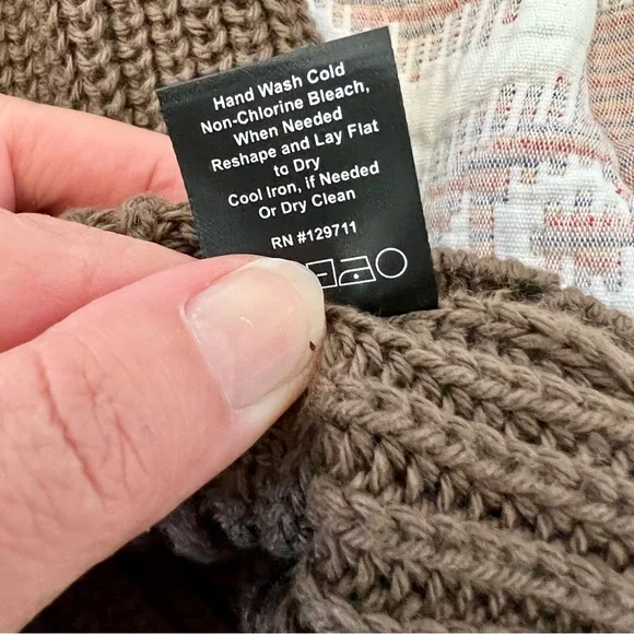 NWT *sold out* Jenni Kayne Oversized Cotton Fisherman sweater Olive moss XXL - Picture 12 of 16